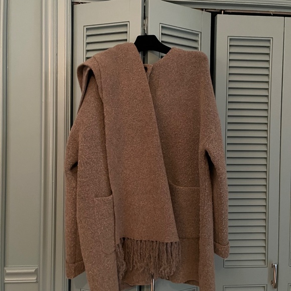 Zara Sweater Coat and Scarf - Picture 3 of 7